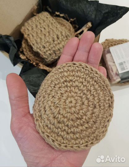 Мочалка ручной работы