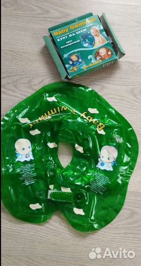 Детский водный коврик, круг на шею для купания