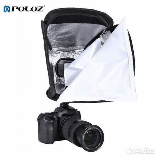 Рассеиватель софтбокс для вспышки Puluz квадратный