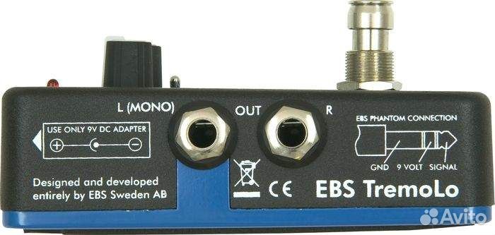 Басовая педаль эффектов EBS Tremolo