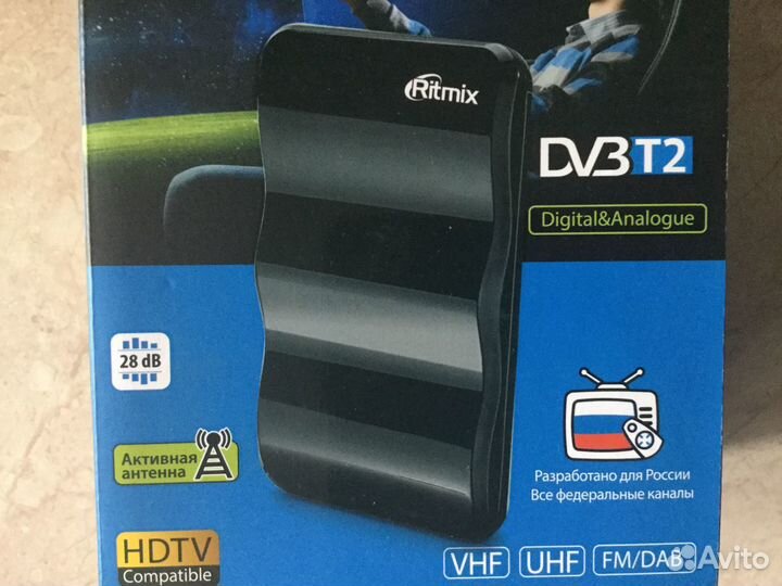 Цифровая антенна ritmix RTA-150 DVB-T2 оригинал