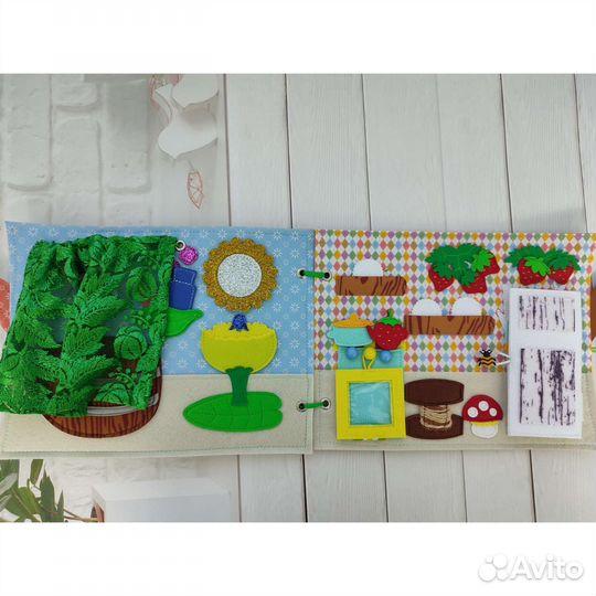 Домик из фетра для цветочной феи