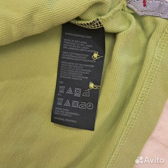 Оригинальное поло tommy hilfiger