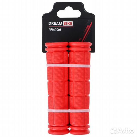 Грипсы 115 мм, цвет красный