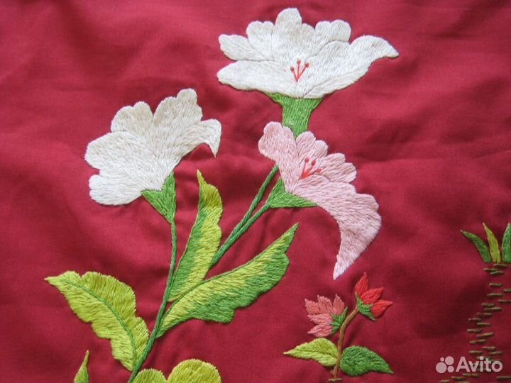 Покрывало Китай шелк времен СССР