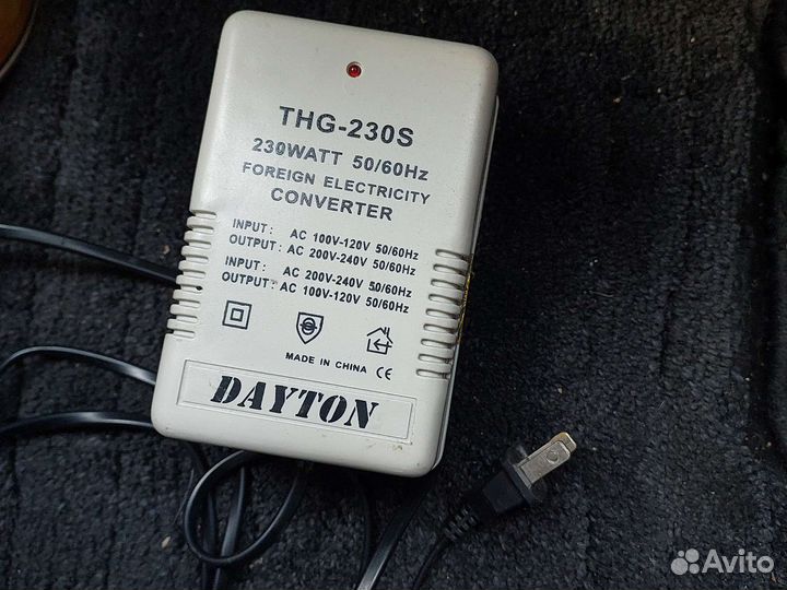 Понижающий трансформатор 220 и 110 вольт 230 ватт