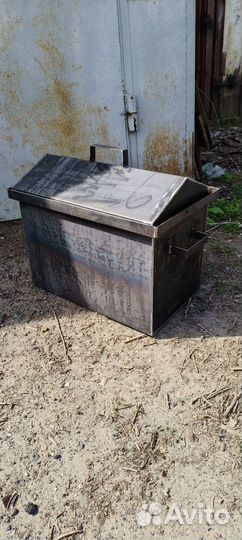Коптильня горячего копчения новая