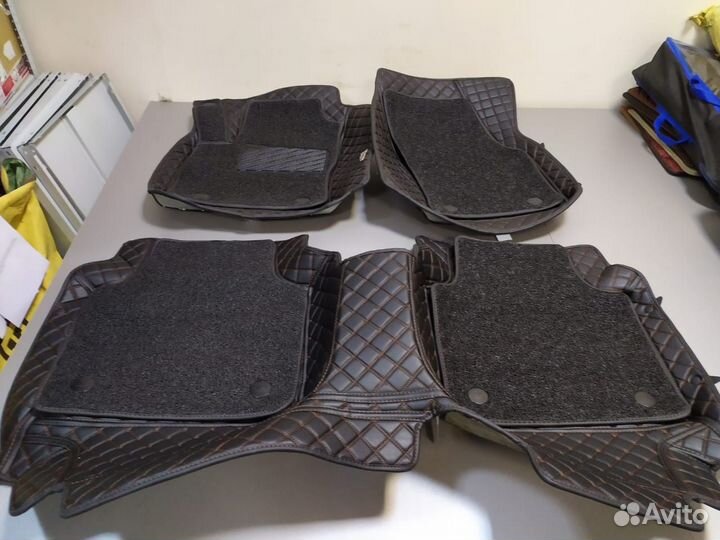 3D Коврики Audi Салон Багажник из Экокожи