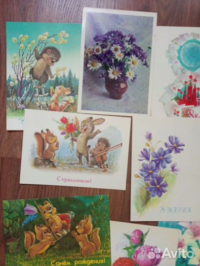 Открытки советские СССР. 8 марта. Зарубин и другие