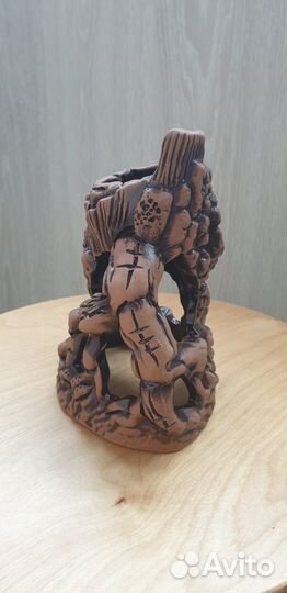 Грот для аквариума керамический