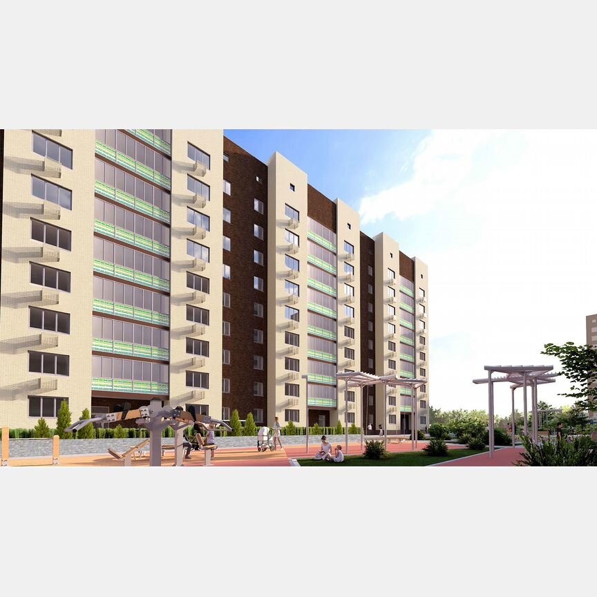 2-к. квартира, 59,5 м², 3/9 эт.