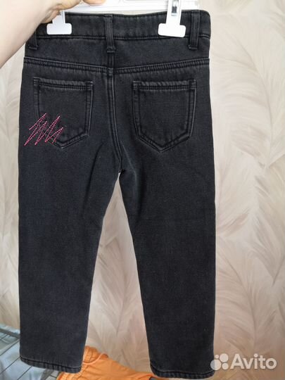 Джинсы утепленные для девочки