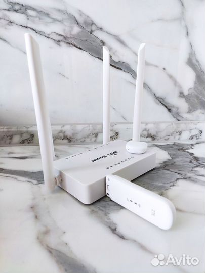 Комплект ZTE MF79 mimo антенна wifi роутер кабеля