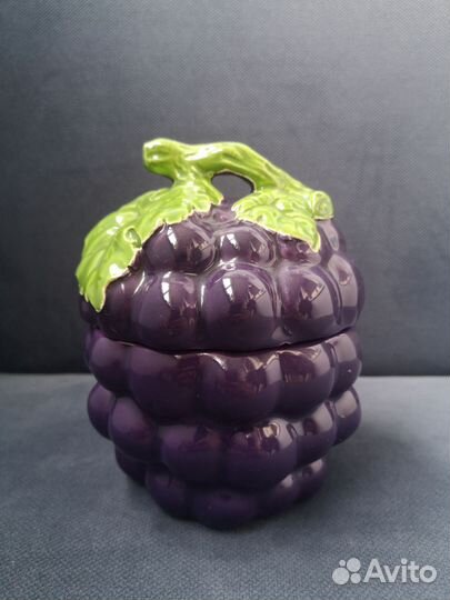 Емкость ваза для варенья конфетница с крышкой