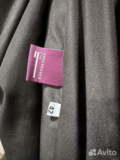 Шуба норковая с капюшоном