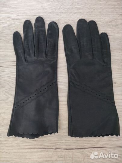 Перчатки женские кожаные 7.5