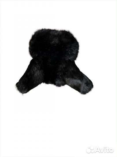 Шапка ушанка мужская кролик