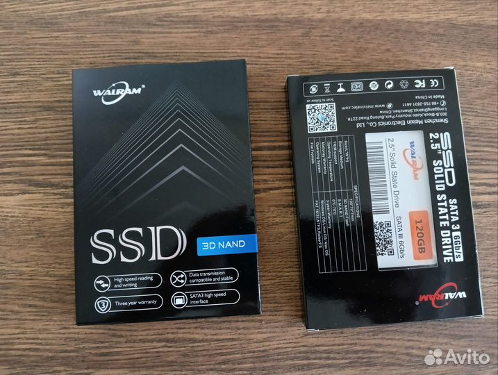 Ssd 120gb новые