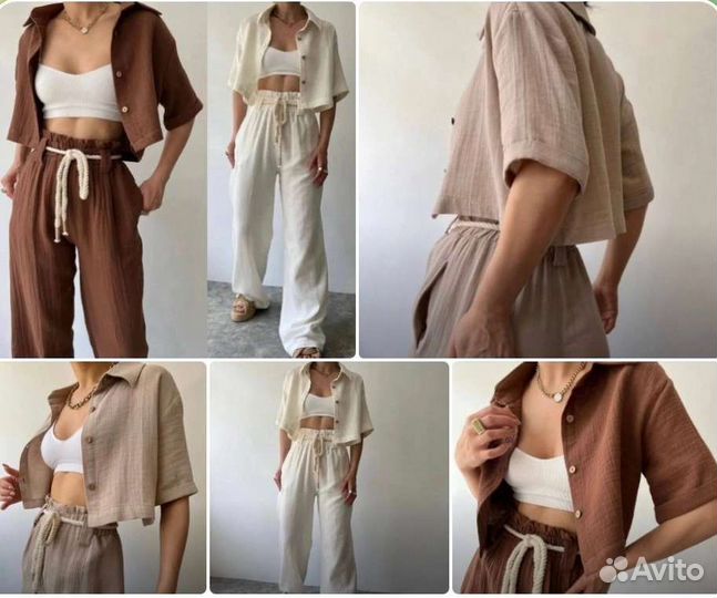 Лёгкий женский костюм двойка