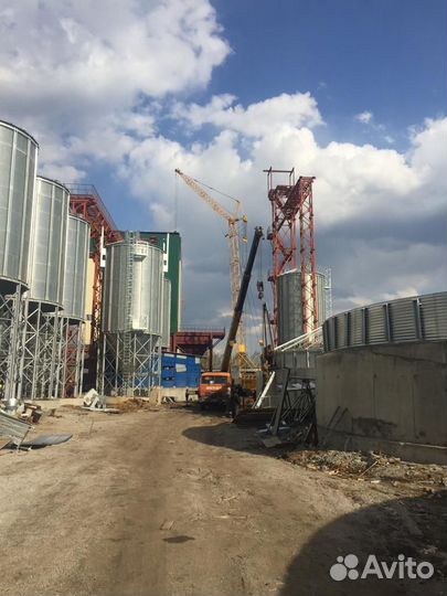 Монтаж силоса, зерносушилки, элеватора