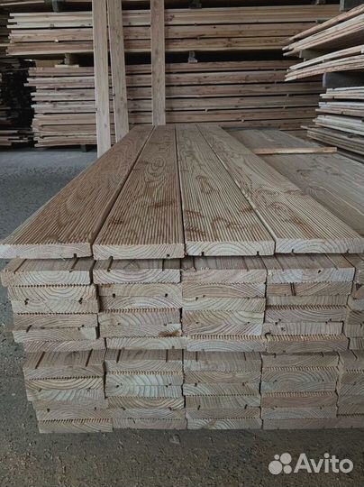Доски лиственницы камерной сушки 25x160 мм, высока