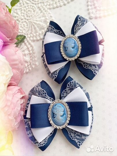 Школьные бантики ручной работы