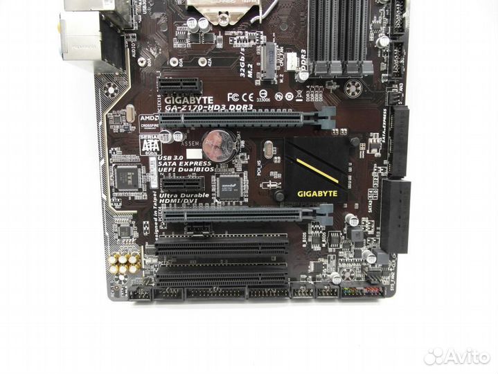 Материнская плата gigabyte GA-Z170-HD3 DDR3 (rev