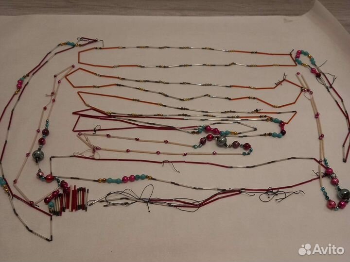 Гирлянда стеклянная СССР