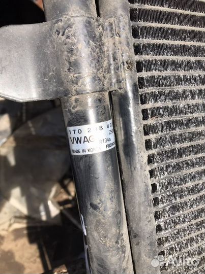 Радиатор кондиционера VW Touran 1T0820411E