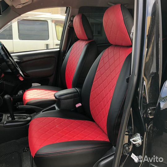 Авточехлы из экокожи toyota rav 4