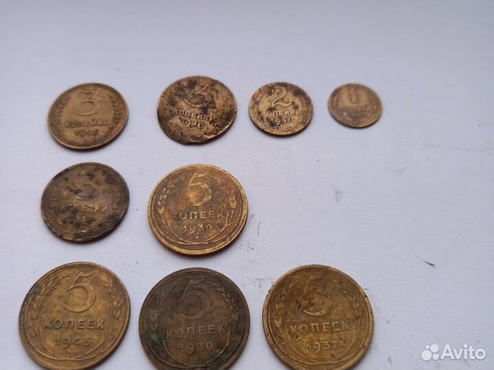 Монеты бронзовые