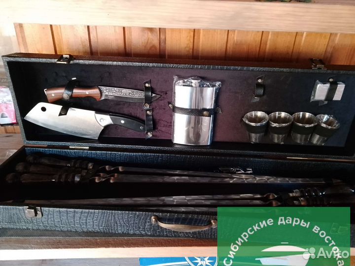 Подарочный набор шампуров для мужчин