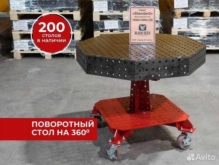 Сварочный стол 3D поворотный 700 х 700 / 360*