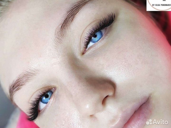 Наращивание, ламинирование ресниц