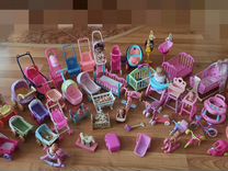 Игрушки для девочки,пупсики Mattel,коляска,кровать