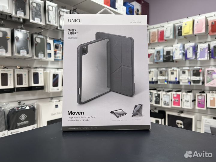 Чехол Uniq moven iPad PRO 11 и AIR 10,9 grey