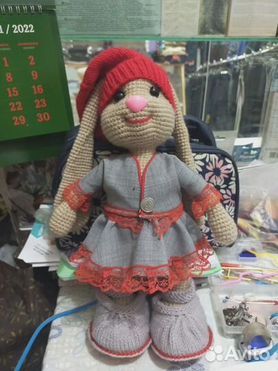 Вязаные игрушки ручной работы для логопеда