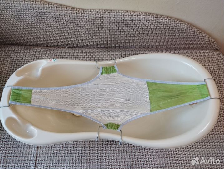 Детская ванночка со сливом и гамачок