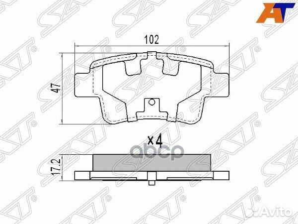 Колодки тормозные зад opel corsa D 06/fiat GRA