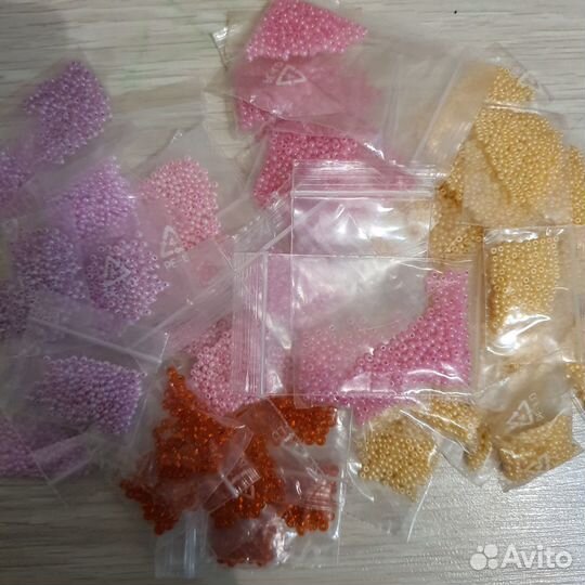 Бисер чехия разный