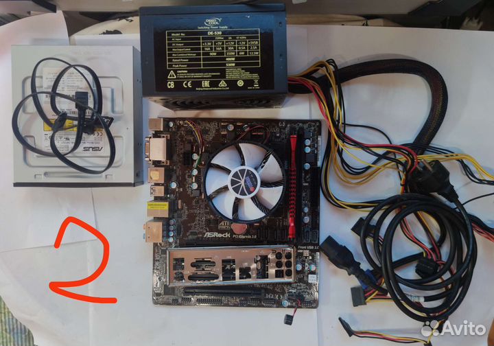 Материнская плата 1155 с проц. intel core i3/i5/i7