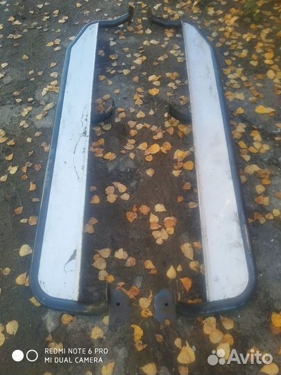 Подножки пороги боковые ниссан террано 2