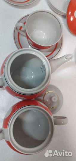 Чайный сервиз Горох СССР новый, салатники новое