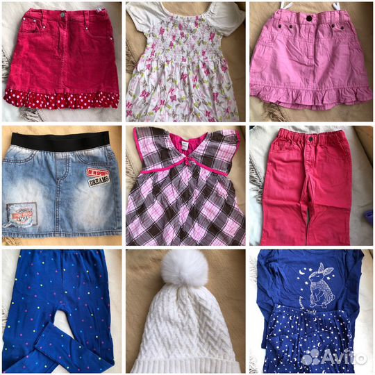 Пакет одежды для девочки 116-128