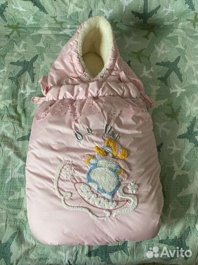 Конверт трансформер, овчина, тёплый