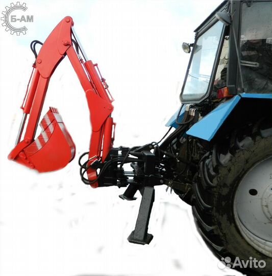 Экскаваторная установка на трактор
