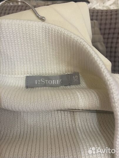 12 storeez юбка хлопковая вязка 44