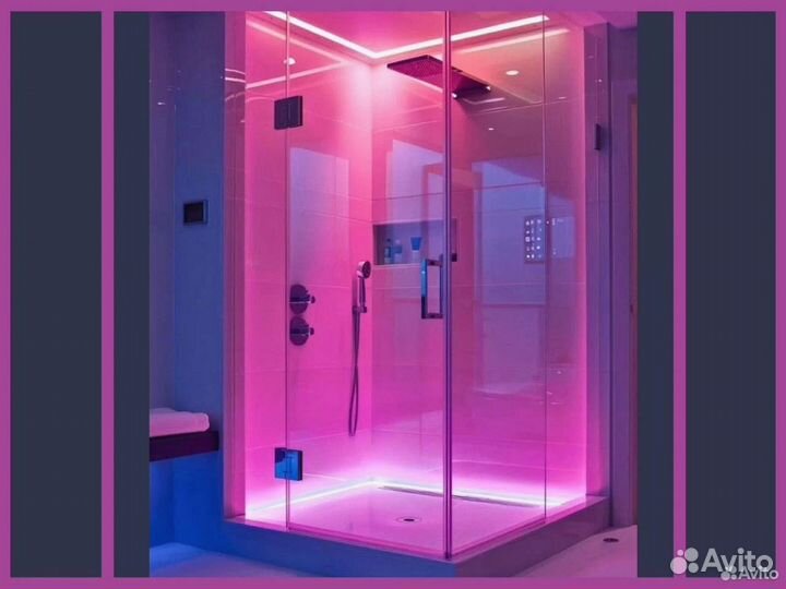 Душевые стеклянные перегородки за сутки