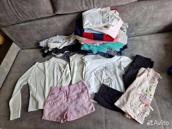 Вещи пакетом на девочку 116-122
