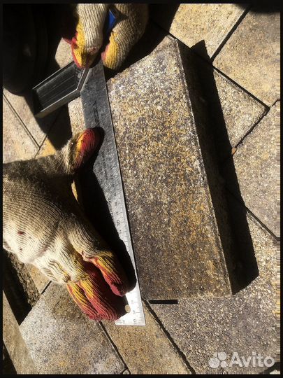 Тротуарная плитка и поребрик от 120 м2